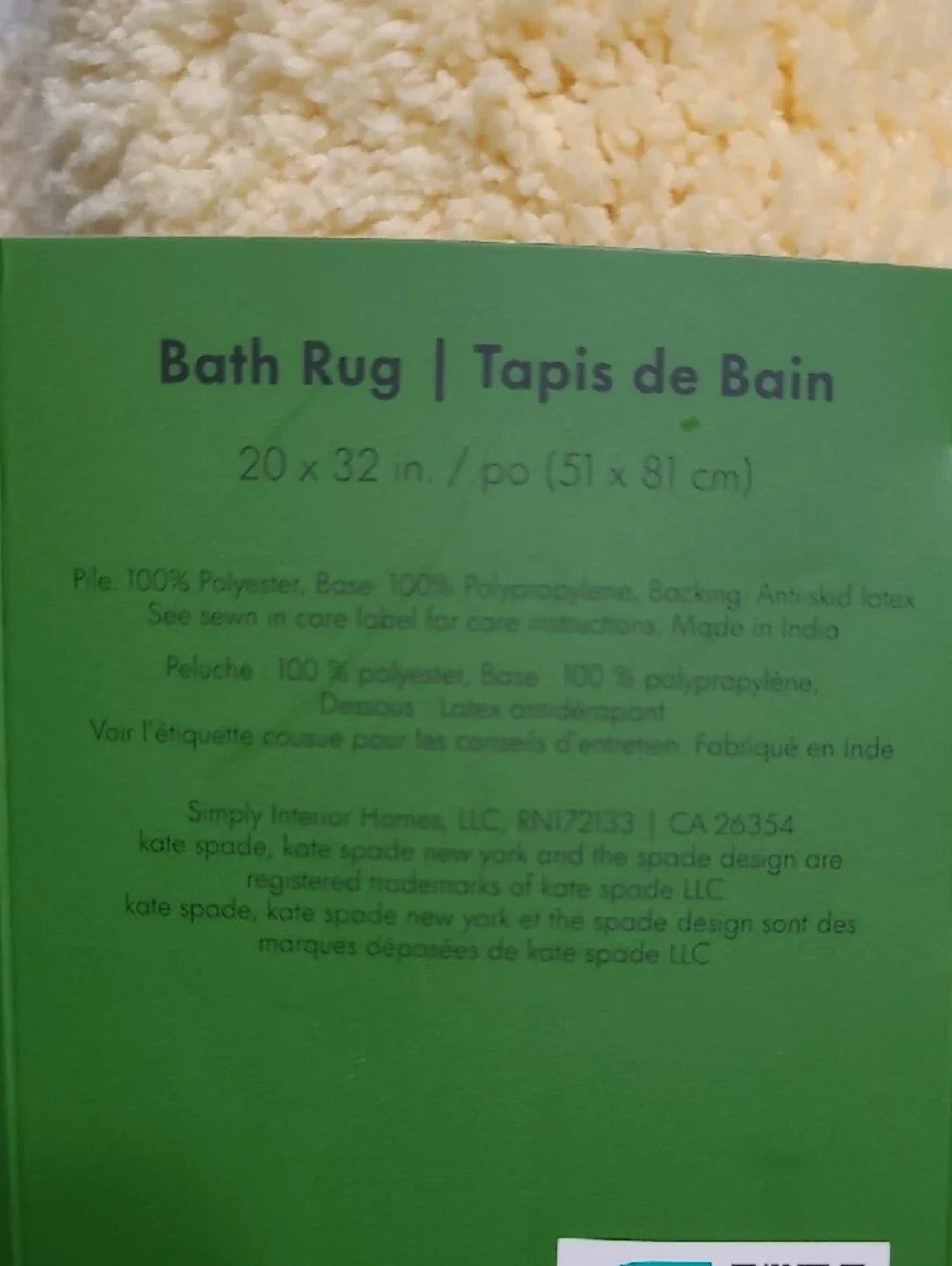 Kate Spade Stripe Bath Rug